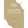 PÜP Vibe – Livret n° 1 "A ma rencontre"